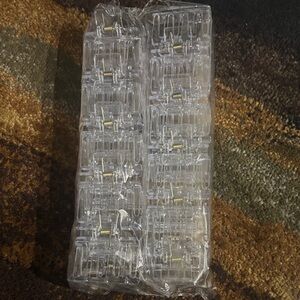 Clear Hair Claw Clips Set (20 hair claw clips each set)